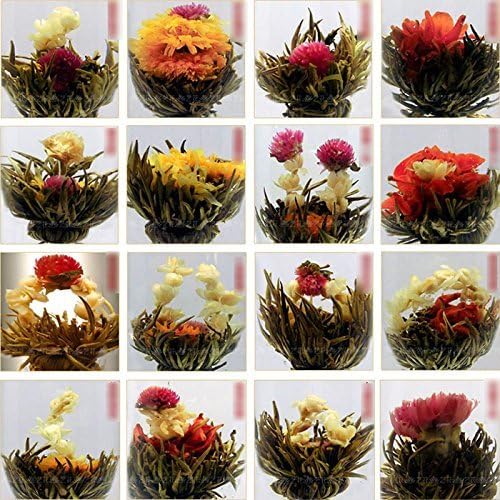 Caomoa Random Chinese Green Artistic Blooming Flowering Flower Tea Ball 10pcs