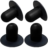 Popbee 4 PCS Swimming Pool Pump Strainer Hole Plug Replacement for Bestway &amp; Intex Pools Ground Swimming Plug Wall Plug Stopper (Black)