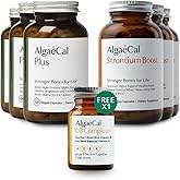 ALGAECAL Bone Health Bundle - Free 4-in-1 Vitamin D3 Complete & Red Algae Calcium with 16 Essential Nutrients, Clinically Sup