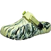 Variegated Monstera Shoes for Women and Men,Non-Slip Thick Sole Soft Pillow Slippers for Swimming Surfing,Quick Dry Breathable Slip On Garden Clogs Shoes Lightweight Waterproof Summer Beach Sandals