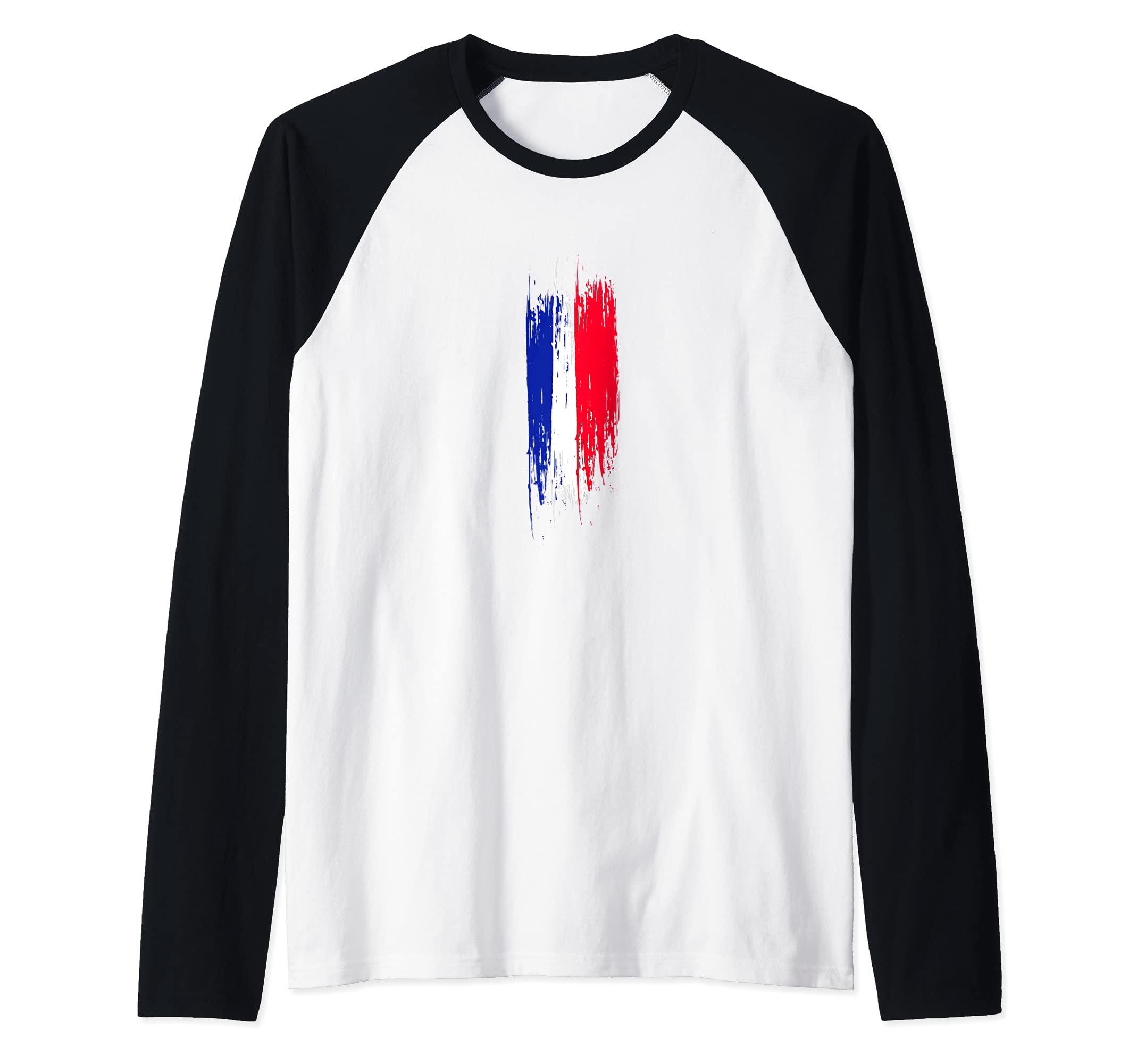 Flag France Raglan Baseball Tee