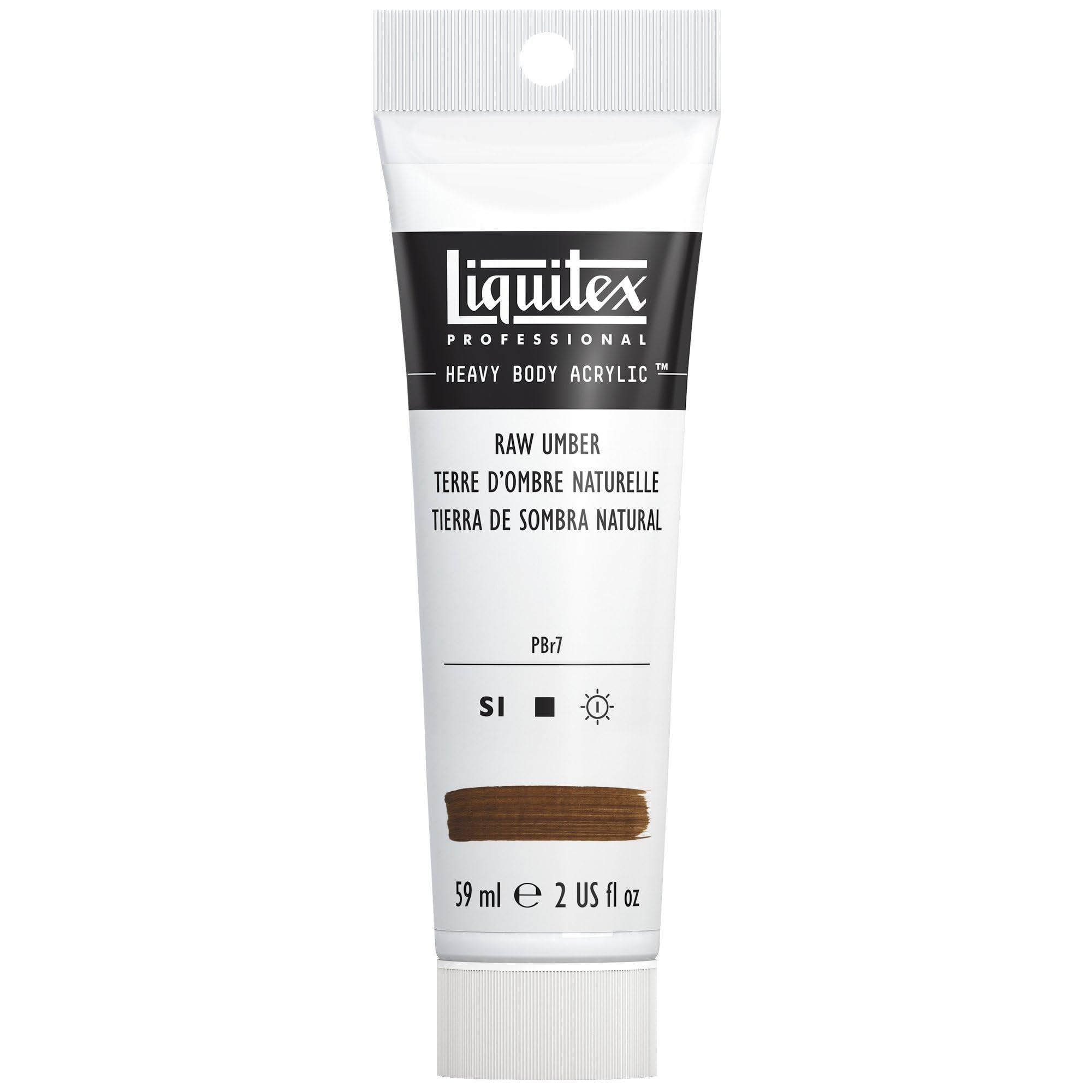 Photo 1 of Liquitex Professional Heavy Body Acrylic Paint, 2-oz (59ml) Tube, Raw Umber