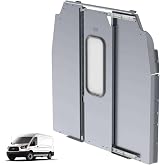 American Truck Equipment Sliding Door Safety partition, Polycarbonate Window, Aluminum, Compatible with Ford Transit Medium Roof - 3068-FTM
