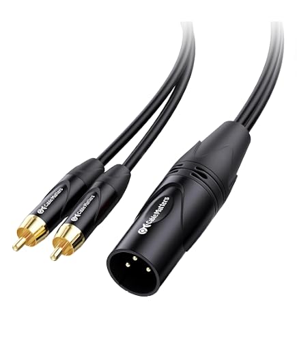 Custom Length HiFi RCA To XLR Balanced Audio Cable – Gold-Plated, Made In Japan (Lifetime Warranty)