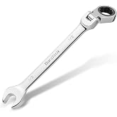 DURATECH 1/2" Flex-Head Ratcheting Combination Wrench | SAE, 72-Tooth, CR-V Steel