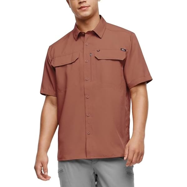 NWT Orvis Men's Tech Pocket Short Sleeve Button-Up Shirt Size XL Green FLA204