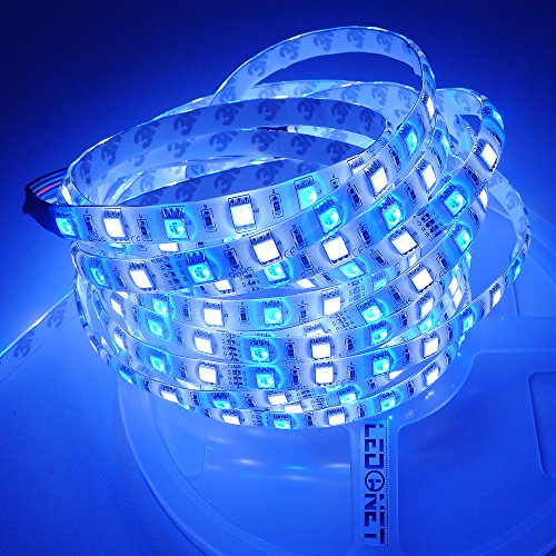 LEDENET Waterproof RGBW LED Flexible Strip Lights 12V 5M 300 LEDs 5050 Fairy Tape Lighting Kit RGB White