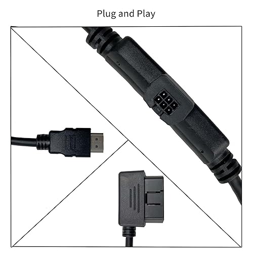 OBDII To HDMI Adapter Cable For Edge CS2 CTS2 CTS3 - Direct Replacement H00008000