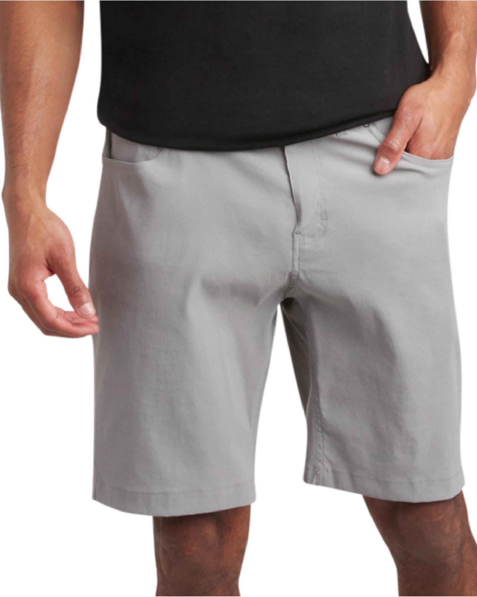 Photo 1 of Spyder Mens Tech Shorts - UPF 30+ Lightweight Performance Stretch Water-Resistant 5-Pocket Woven Shorts for Men (30-38), Size 30, Grey