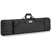 CVLIFE 36" 42" 46" Soft Rifle Case Double Long Gun Bag,with Lockable Zipper and Backpack Strap,Rifle Backpack Rifle Bag Gun Case for Outdoor Hunting Shooting Range