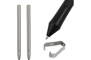 REEYEAR 2 Pack No Wear Down Titanium Alloy Standard Pencil Nibs Fits for One by WACOM, Intuos Series Pen, Replacement Refill Tips fits for WACOM CTL-672,CTL-671,CTL-471, CTL-472