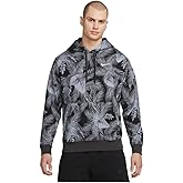 Nike Sportswear AOP French Terry Fleece Hoodie (as1, alpha, l, regular, regular, Large) Black/Grey