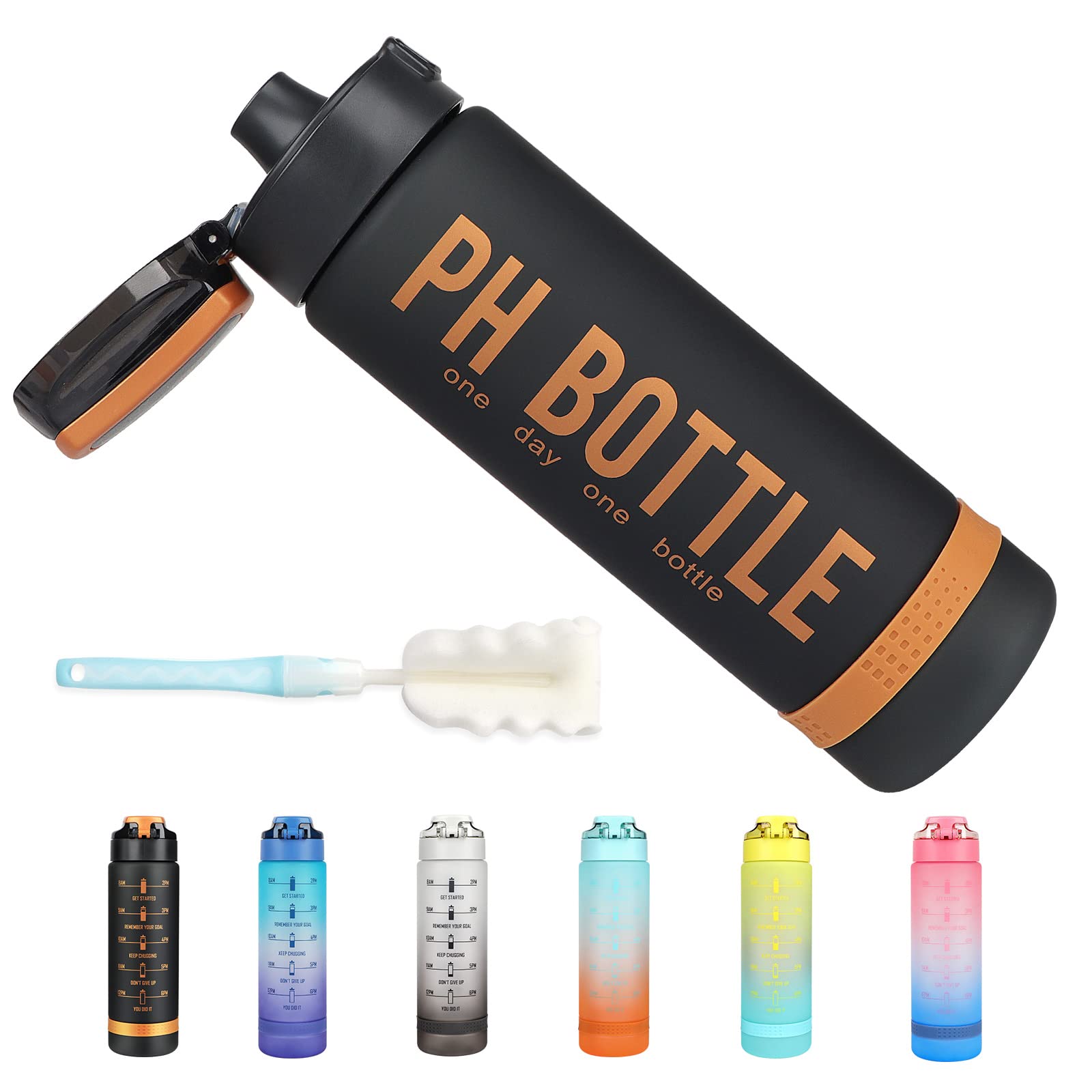 CodiCile Water Bottle 1l For Sports, BPA Free Eco-friendly and Recyclable Plastic Drinking Bottle for Football, Tennis, Cricket, Badminton, Basketball, Gym, Outdoor Camping, Cycling