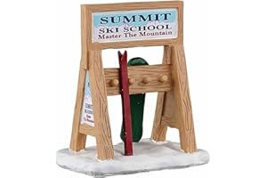 Lemax Village Collection - Ski Rack Sign Village Accessory #34097