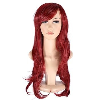 Btoop 28 Wig Long Heat Resistant Curly Wavy Hair Women Cosplay Wig