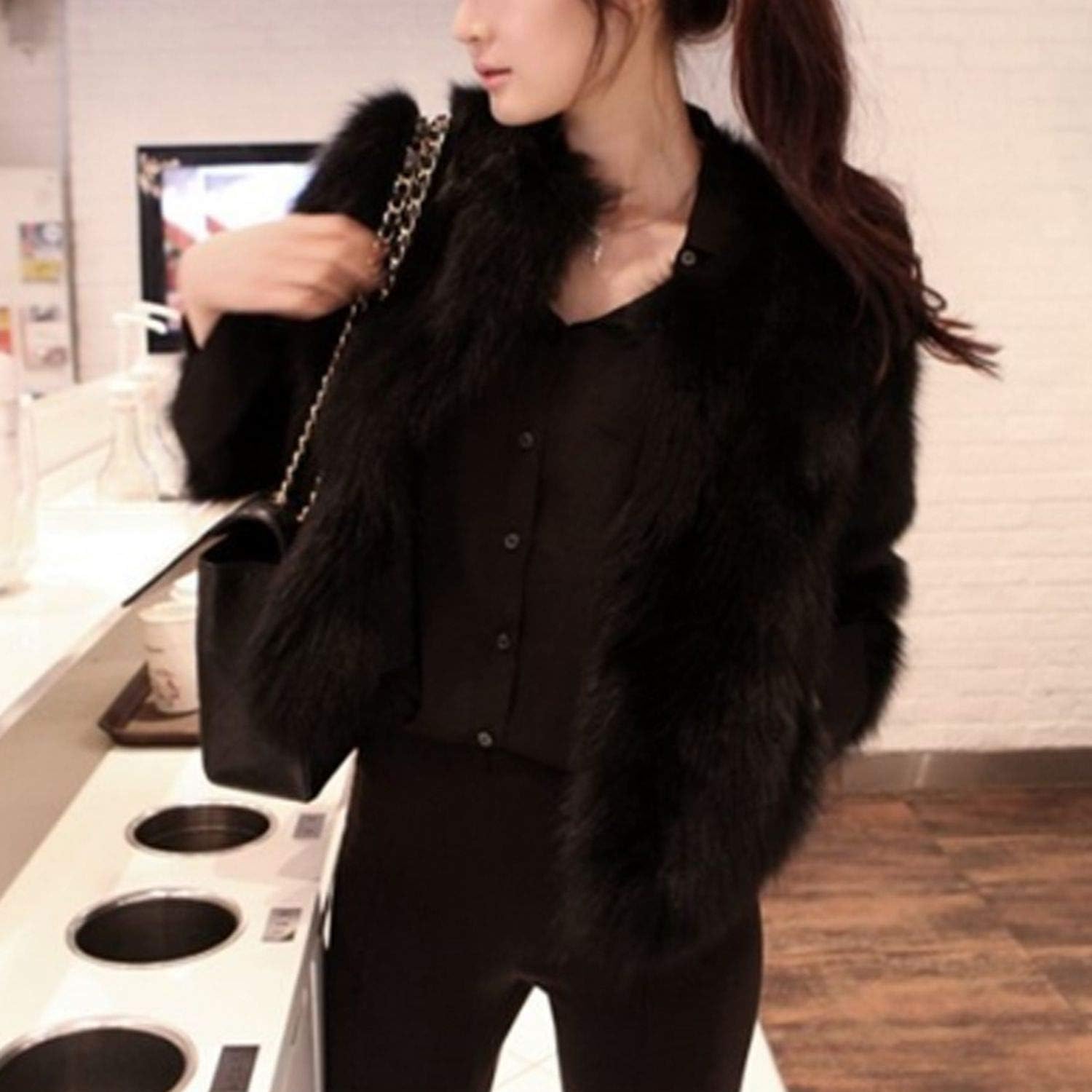 short fake fur jacket