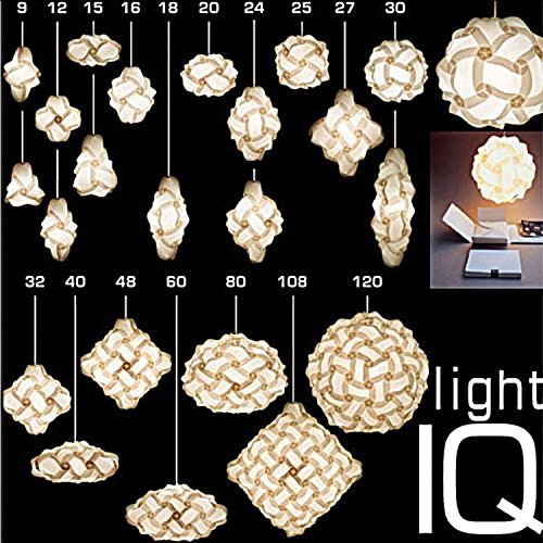 Lightingsky DIY IQ Jigsaw Puzzle Lamp Shade Ceiling Pendant Lampshade