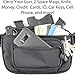 ComfortTac Ultimate Fanny Pack Holster Fits Glock 42, 43, 26, 27, S&W Bodyguard, Shield, Springfield XDs, Taurus, Sig, and Most Subcompact and Compact Pistols | Black