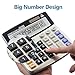 Calculator,12-Digit Desktop Basic Calculator, Solar Battery Dual Power with Large LCD Display and Large Buttons Office Calculator by Ebristar (JP01251A)