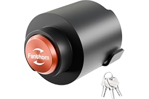 Heavy Duty Trailer Hitch Locks Fits 2" and 2-5/16" Couplers, Upgraded Anti Theft Trailer Tongue Lock Secure with Coupler and 