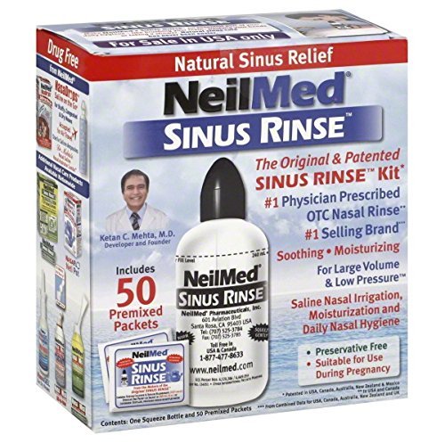 Neilmed sinus rinse complete kit 50 sachets by sinus ri…