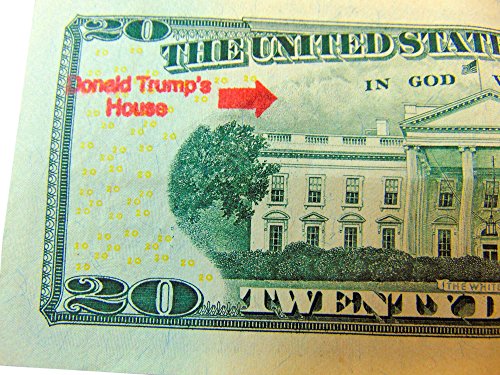 Donald Trump's House Self Inking Rubber Stamp with Red Ink and Arrow