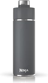 Ninja Thirsti 530 ml Water Bottle Leak-Proof Triple Insulated Grey