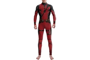 Bemeiren Halloween Superhero Bodysuit for Men Women Costumes 3D Print Zentai Jumpsuit Outfit for Adult cosplay party