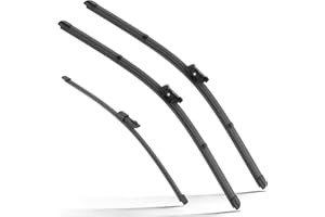 RAINTOK Windshield Wiper Blades Replacement for VW Volkswagen Atlas 2018 2019 2020 2021 2022 Original Factory Quality Front Rear Wipers Blade Set for My Car - 26" 22" 12" (Pack of 3)