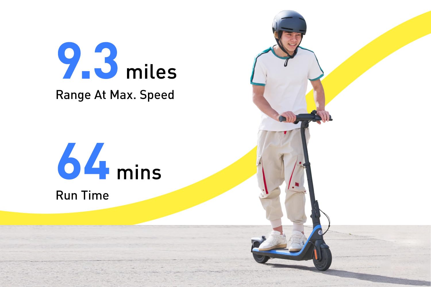 Segway Ninebot eKickScooter - Electric Scooter for Kids 6-14, w/t Adjustable Handlebar Height (Only C2 Pro) for Riders up to 132 lbs, Includes New Cruise Mode, UL-2272 Certified