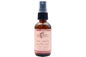 TAYLORS ELEVATED Muffin Mist – Natural Feminine Spray| 5 Scents | Yoni Oil | Vegan | Herbal Infused Oil helps Soothe Vaginal Dryness, Itch, Soreness, Odor | Feminine Hygiene | Postpartum (Rose Vanilla)