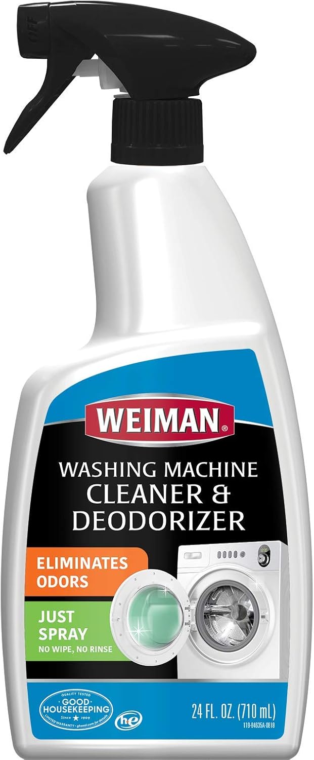 Weiman Washing Machine Cleaner and Deodorizer - Cleans Washing Machines Without Damaging Clothing - 24 Fl. Oz.: Grocery & Gourmet Food