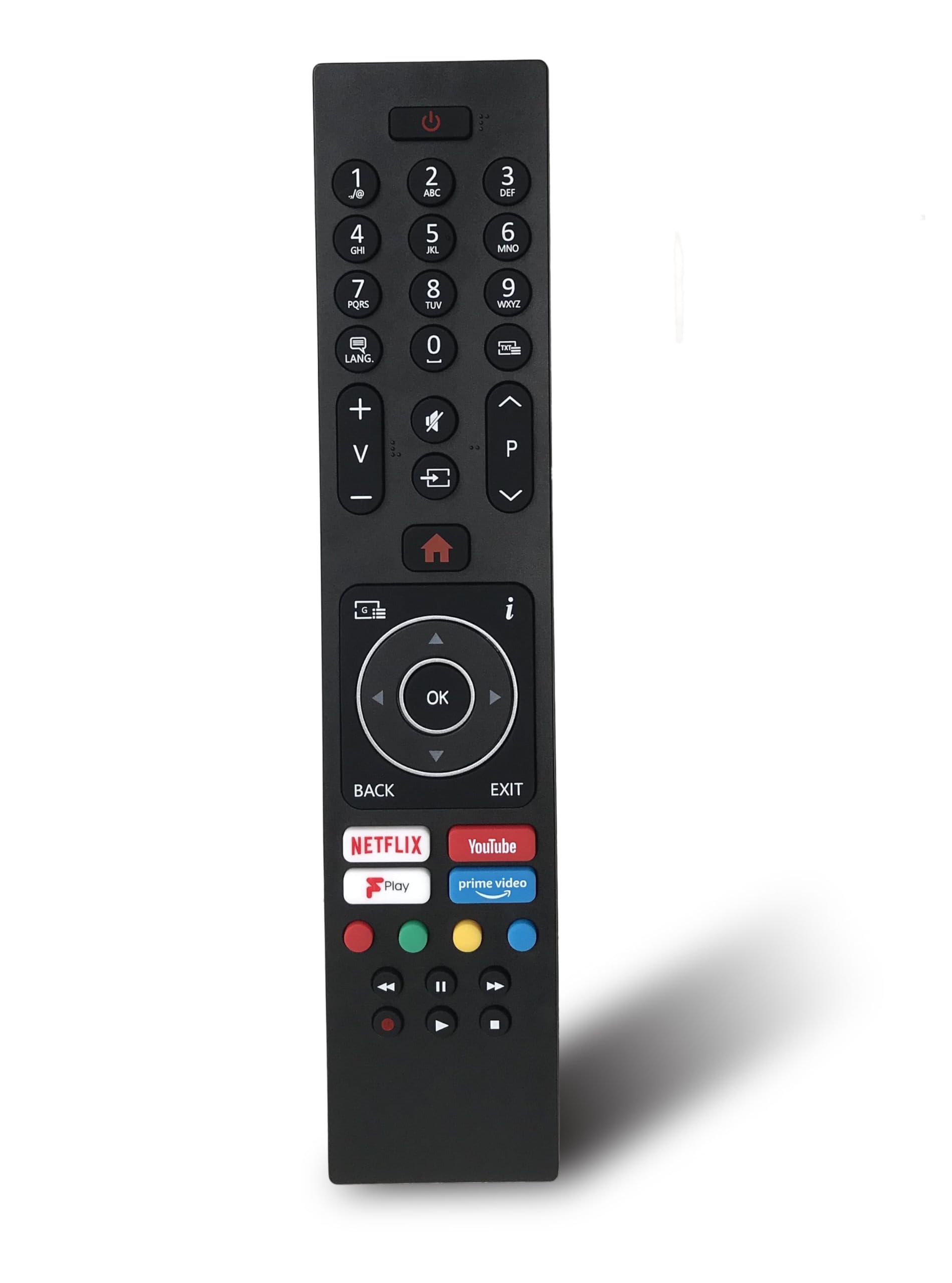 RC43137P Replacement Remote Control Universal for Bush Smart TV DLED32HDS DLED40FHDS DLED49UHDHDRS DLED43UHDHDRS DLED24HDSDVD