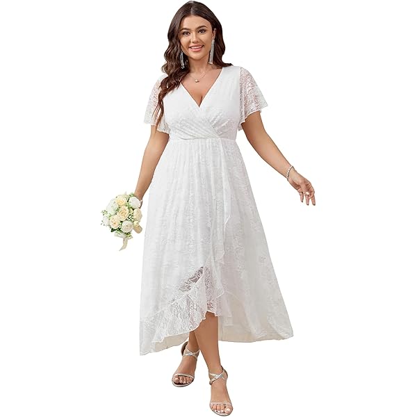 lightweight lace wedding dress Rose Gold Beach Wedding Dress from Lace and Soft Tulle main image 1