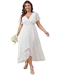 SCOMCHIC Womens Plus Size Wedding Guest Dress