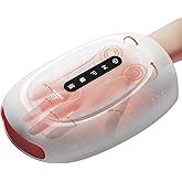 Cordless Hand Massager with Heat & Compression, Vibration and Rolling, 3 Modes & Intensities Heated Finger Wrist Massage for arthritis and carpal tunnel, Hand Warmer Valentines Day Gifts for Her