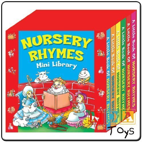 Nursery Rhymes Mini Library pack of 6 mini Board Books Amazon.co.uk