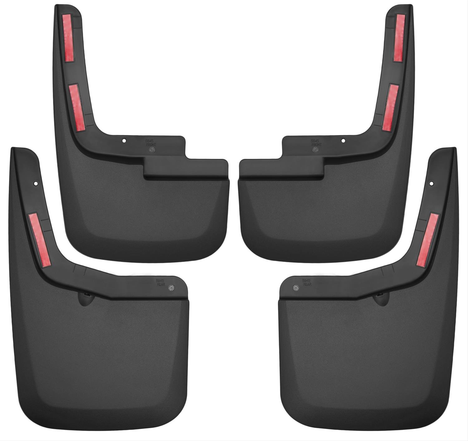 Husky Liners Front & Rear Mud Guards Fits 15-18 F150 w/ OE Flares