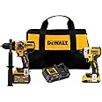 DEWALT DCK2100D1T1 20V MAX* Brushless Cordless 2-Tool Kit Including Hammer Drill/Driver with FLEXVOLT ADVANTAGE™