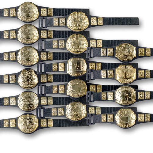 15 Championship Belt Mega Deal for WWE Wrestling Action Figures