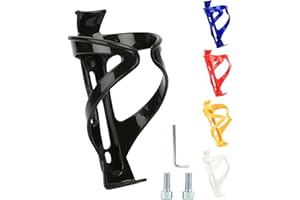 UIVXXUD Lightweight Bicycle Water Bottle Holder - Secure, Versatile, and Stylish Bike Universal Drink Cage, Cycling, Road/Mountain Bikes (Black)