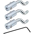 YGQ 3 Pcs Z Bend Throttle Cable End Universal Cable Wire Stop for Lawn Mower Mini Bike Go Kart Motor Engine Brake Cable Adjustable Z Head