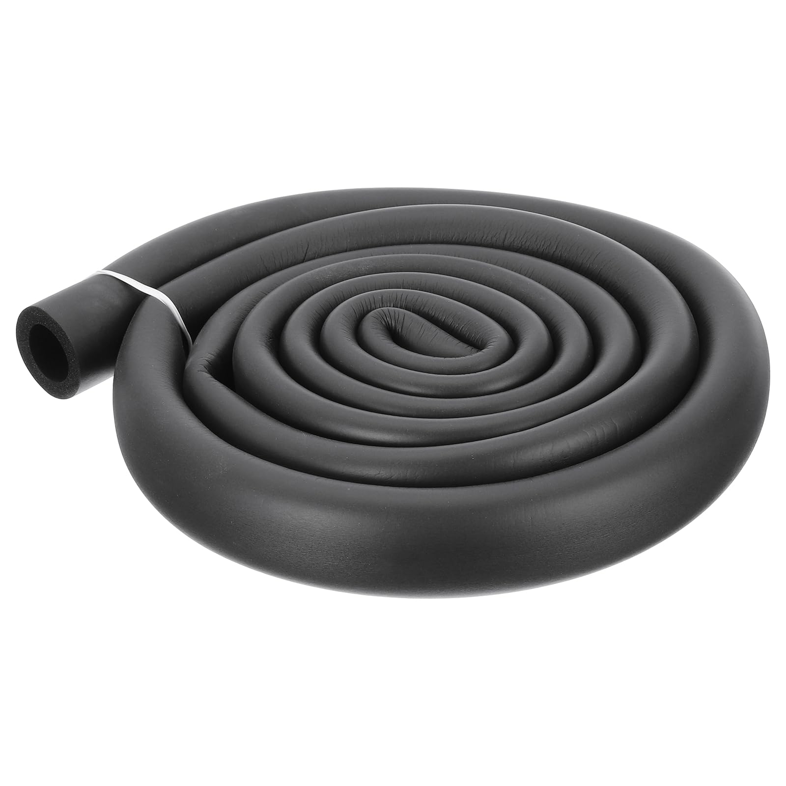 DMiotech Pipe Insulation Tube 16mm(5/8") ID x 5mm Thick 5.7ft Foam Grip Wrap Closed Cell Foam Tubing Non-Slip for Utensil Tools Handle Support 1.75m, Black