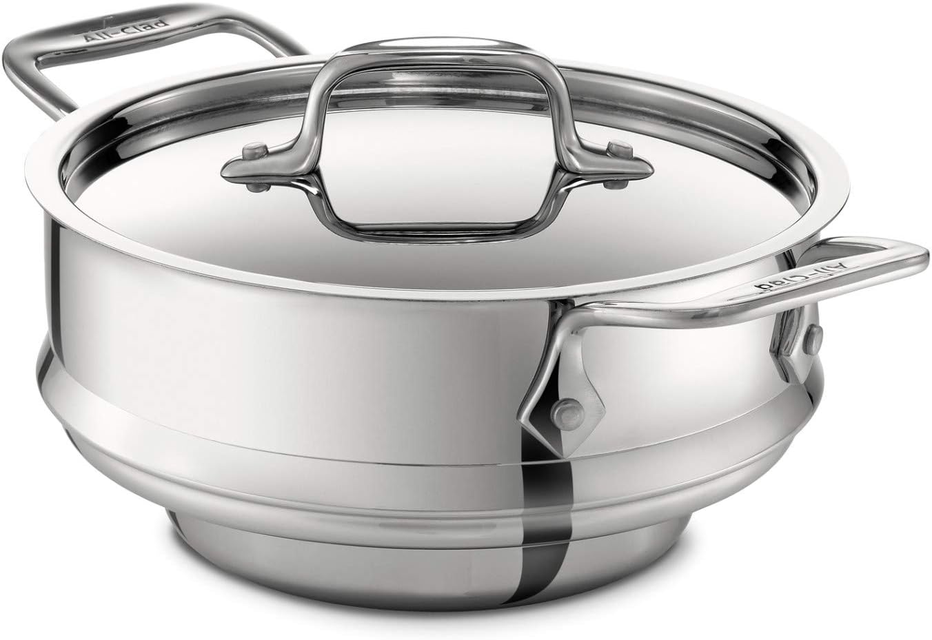 All-Clad 59915 Stainless Steel All-Purpose Steamer with Lid Cookware, Silver: All Clad Steamer Insert: Kitchen & Dining