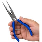 Needle Nose Pliers, 6.5" Long Nose Pliers with Cutter | Jewelry Making, Wire Wrapping, Electronics Repair, Model Building,DIY Crafts