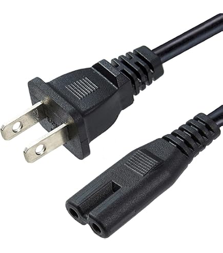 Amazon.com: 8.2ft 2 Prong AC Cable Power Cord Replacement for HP