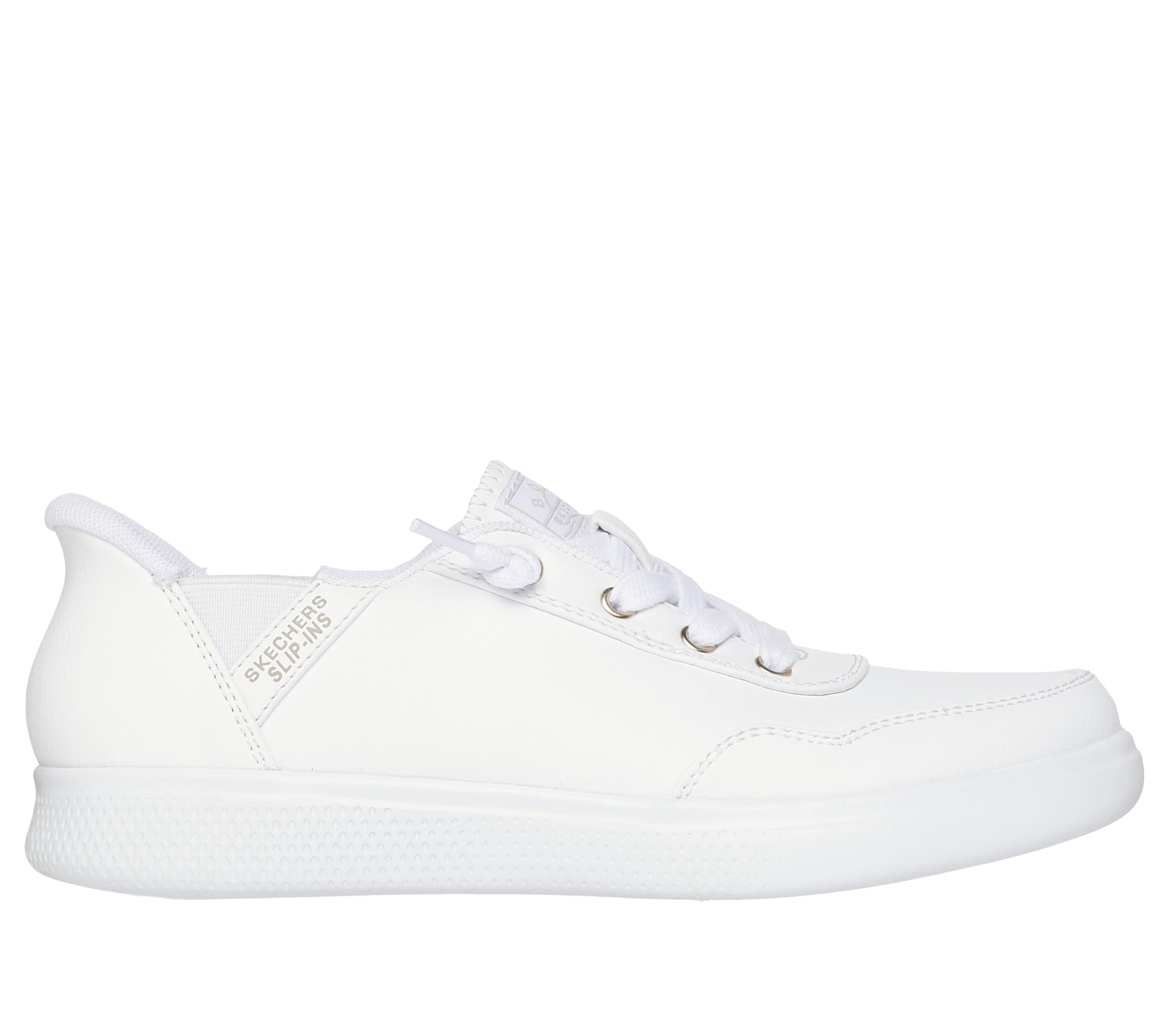 Skechers Women's Hands Free Slip-Ins Skip Cute - B Cute Sweet Sneaker, White, 6 Image Skechers Women's Hands Free Slip-Ins Skip Cute - B Cute Sweet Sneaker, White, 6 Image