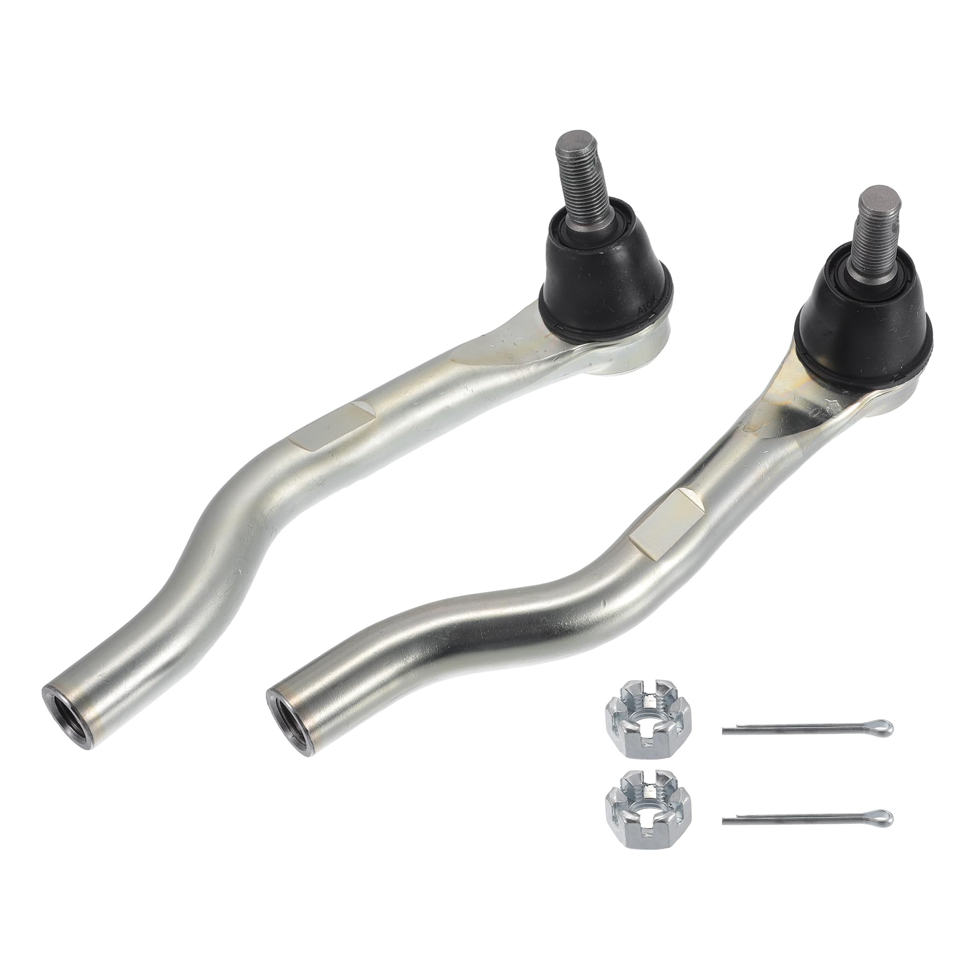 Photo 1 of X AUTOHAUX 2pcs Front Outer Tie Rod Ends Kit Suspension Steering Tie Rod End for Honda Accord for Acura TLX Drag Link No.53560T2AA01/53540T2AA01