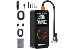Tire Inflator Portable Air Compressor- 150PSI Air Pump Cordless Electric for Car, Motorcycle,Ball, Bike, with Tire Gauge Pres