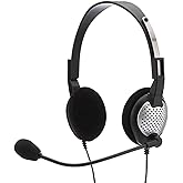 Voice Recognition USB Headset with Noise Cancelling Microphone for Nuance Dragon Speech Recognition Software